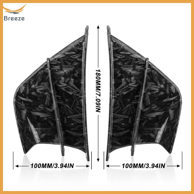 1 Cặp Cánh Gió Cố Định Chống Mài Mòn Cho Xe Mô Tô