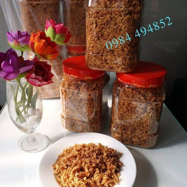 Chà bông heo 200gr thủ công nhà làm