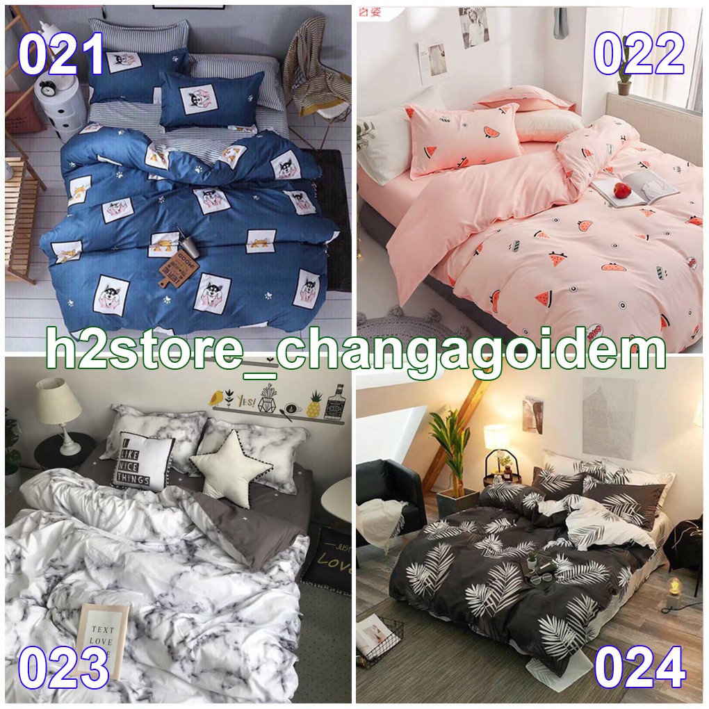 Bộ chăn ga gối cotton poly hàn quốc mới nhất | BigBuy360 - bigbuy360.vn