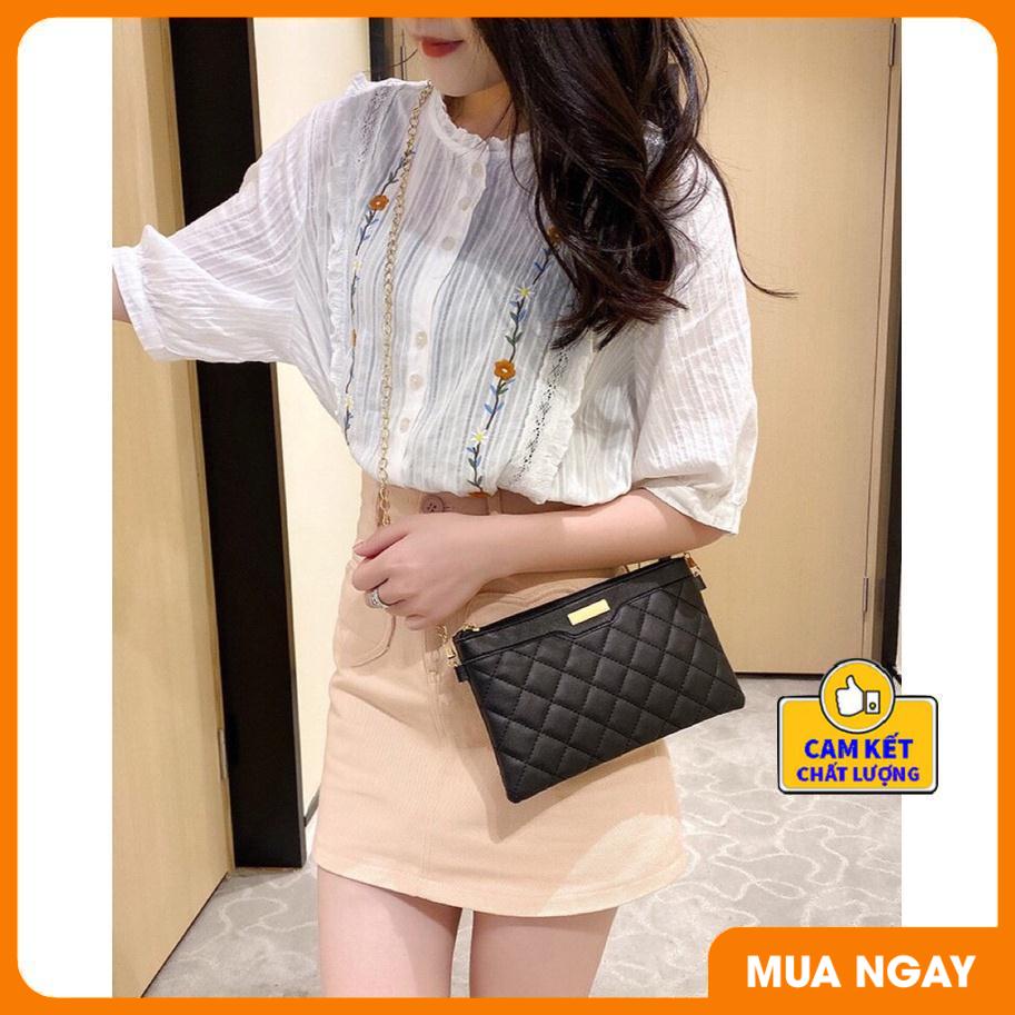 Túi đeo chéo nữ đa năng kiêm ví cầm tay da mềm đẹp thời trang Hàn Quốc trẻ trung sành điệu T943