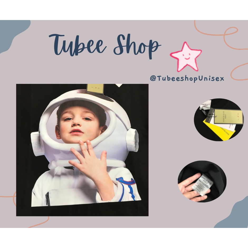 Áo thun ADLV full tag bịch check được code, áo phông ADLV cậu bé phi hành gia nam nữ Tubee shop