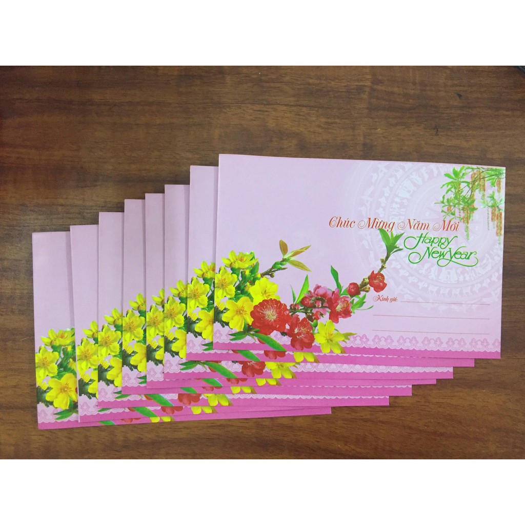 Phong bì chúc mừng năm mới  mua từ 100 chiếc 60k