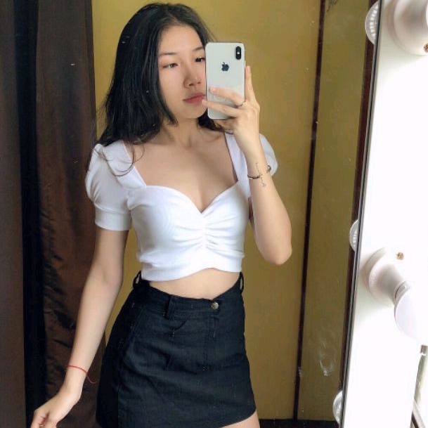 Áo thun borip kiểu rút ngực