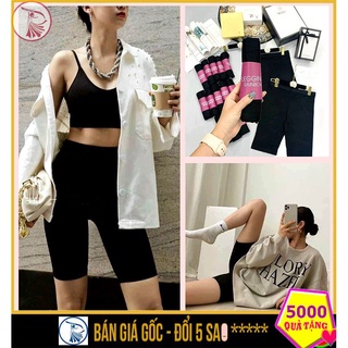 (Siêu rẻ) Quần legging ngố cuộn tím Thái