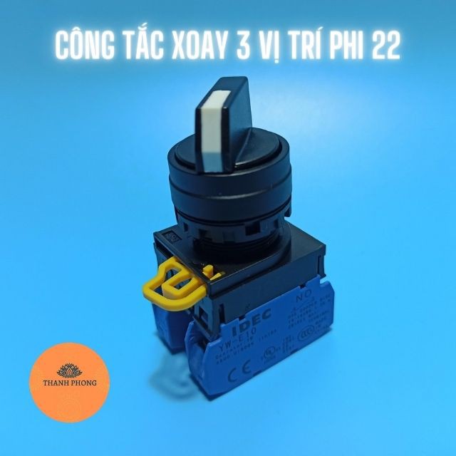 Công Tắc Xoay Idec 3 vị trí 2 vị trí phi 22