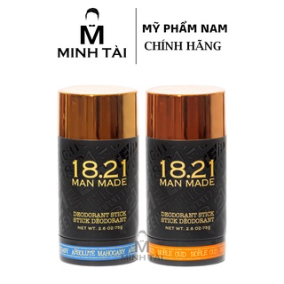 Lăn khử mùi nam 18.21 man made new 2022 - 75g - hàng chính hãng