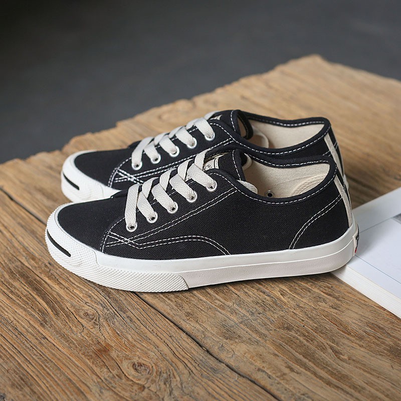 Mới Giày Thể Thao Nữ Vải Bạt Thời Trang Hàn