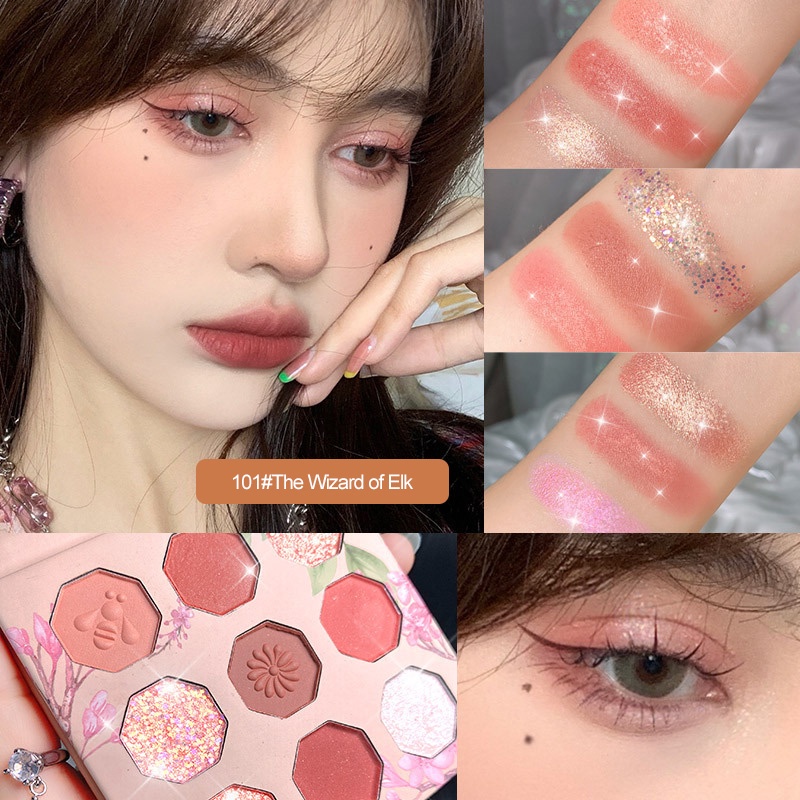 (Hàng Mới Về) Bảng Phấn Mắt Wodwod Senling Story Màu Cam / Nâu Đất / Cam / Đào Techno Dễ Lên Màu | BigBuy360 - bigbuy360.vn