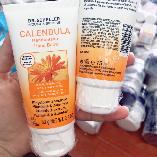 Dr. Scheller, Calendula Handbalsam kem dưỡng da tay