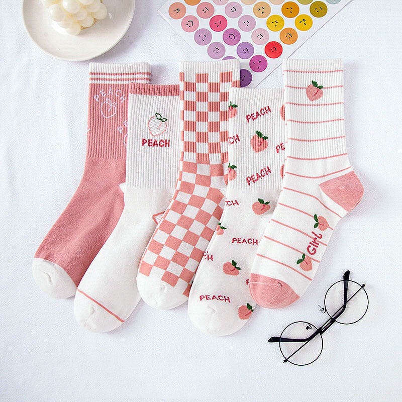 Tất cổ cao nữ phong cách hiện đại, vớ nữ chất liệu vải Hàn Quốc cao cấp - Ekiu Shop