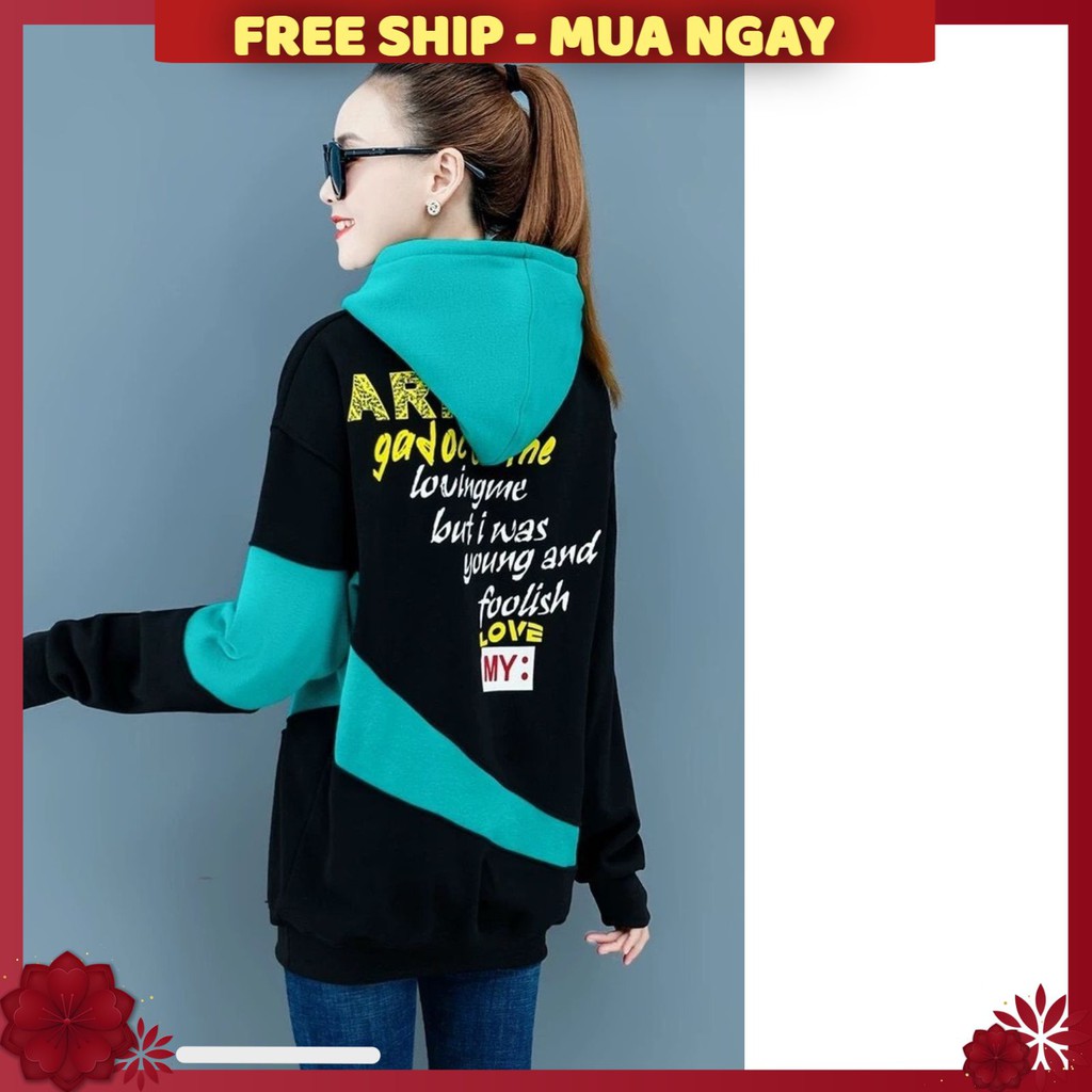 ÁO HOODIE NỮ ❤️FREESHIP❤️ áo khoác hoodie VẢI NỈ NHIỀU MÀU (ANDEARDI) FREE SIZE DƯỚI 60KG