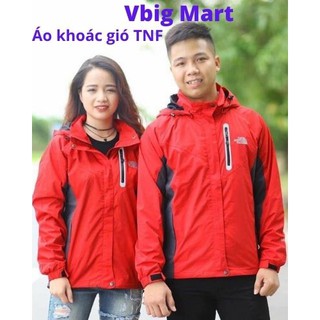 [Xả nốt kho] Áo khoác gió nam cao cấp 2 lớp có nón mũ TNF 5 trong 1 Vbig Mart