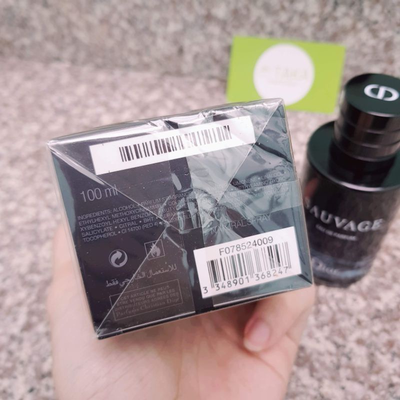Nước hoa nam D.IOR SAUVAGE EDP 100ml bản 2018 Fullseal-Tester