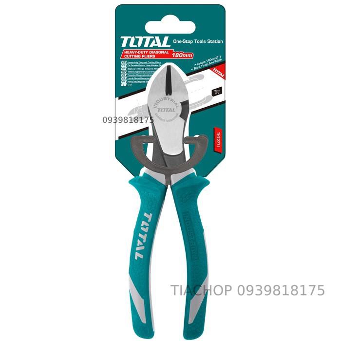 Kềm cắt đầu nặng 7&quot;/180mm THT27716 TOTAL