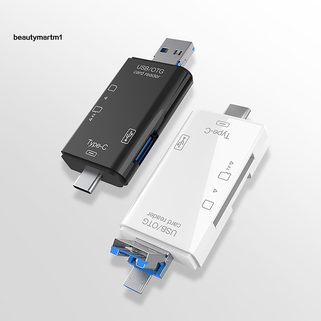 (Shop Amart) Đầu Đọc Thẻ Nhớ Đa Năng 6 Trong 1 USB 3.0 Type-C TF-SD Cho Điện Thoại