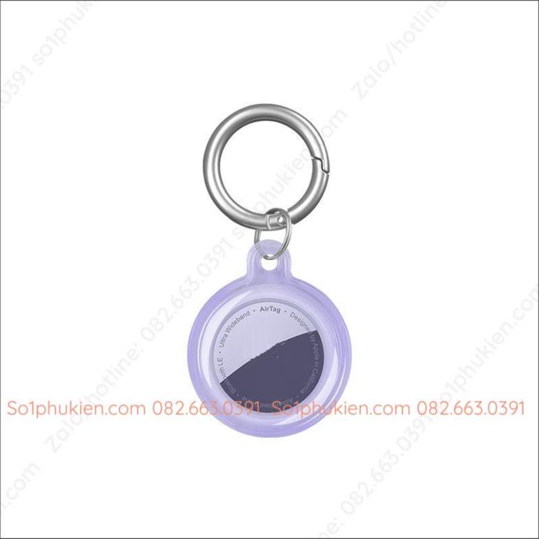 Bao da móc khoá AirTag Case AirTag  Trong suốt TPU