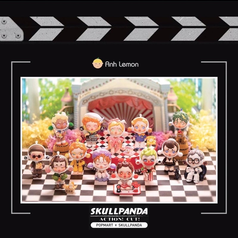 Mô hình đồ chơi SkullPanda ( Action )