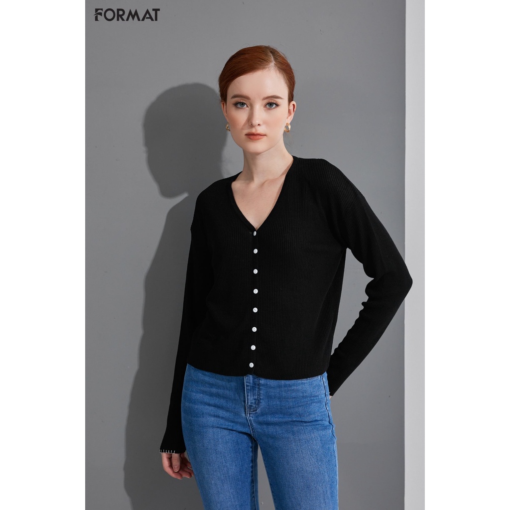 Áo len cardigan nữ FORMAT nữ tính B9SWT603J