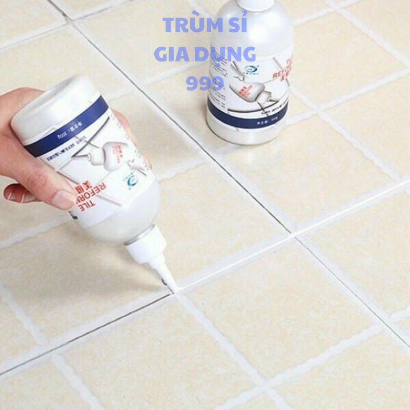 sơn kẻ gach 280ml màu trắng, Sơn Kẻ Chỉ Gạch Nền Nhà, Keo Chà Ron Sứ Đa Năng Công