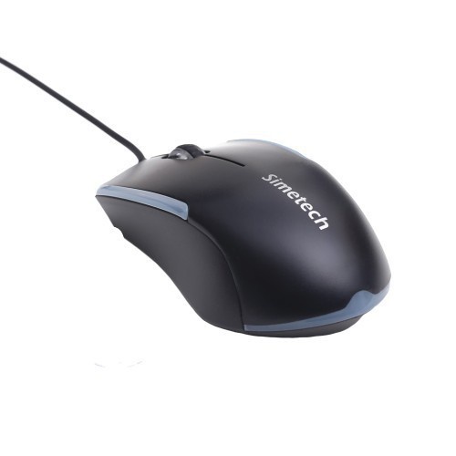 Chuột Quang Có Dây Genius DX-110/DX-120/DX-125 Màu Đen Thiết Kế Đơn Giản Kiểu Dáng Nhỏ Gọn Đường Cong Bo Tròn Vừa Tay