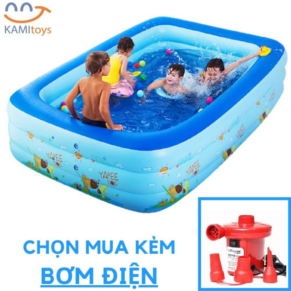 [Tổng kho] Phao bơi Bể bơi cho bé 1M8, 2M1, 2M4, 3M05 - Đủ Cỡ 2 tầng, 3 tầng bơm hơi