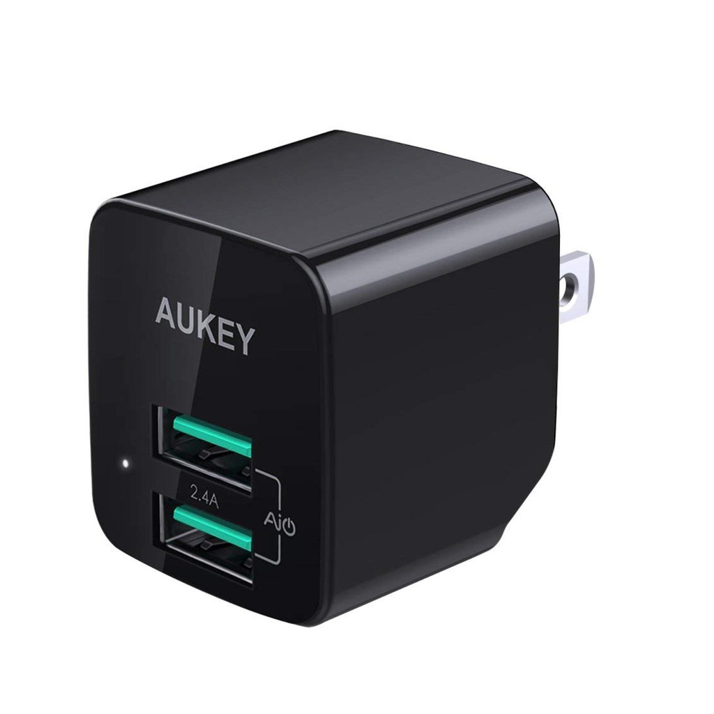 Cốc Sạc Mini Aukey 2 Cổng 12W AiPower - PA-U32