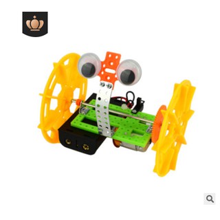 Đồ chơi thông minh, sáng tạo Đồ chơi khoa học STEAM  - chế tạo ôtô rô bốt cho bé (2 bánh)