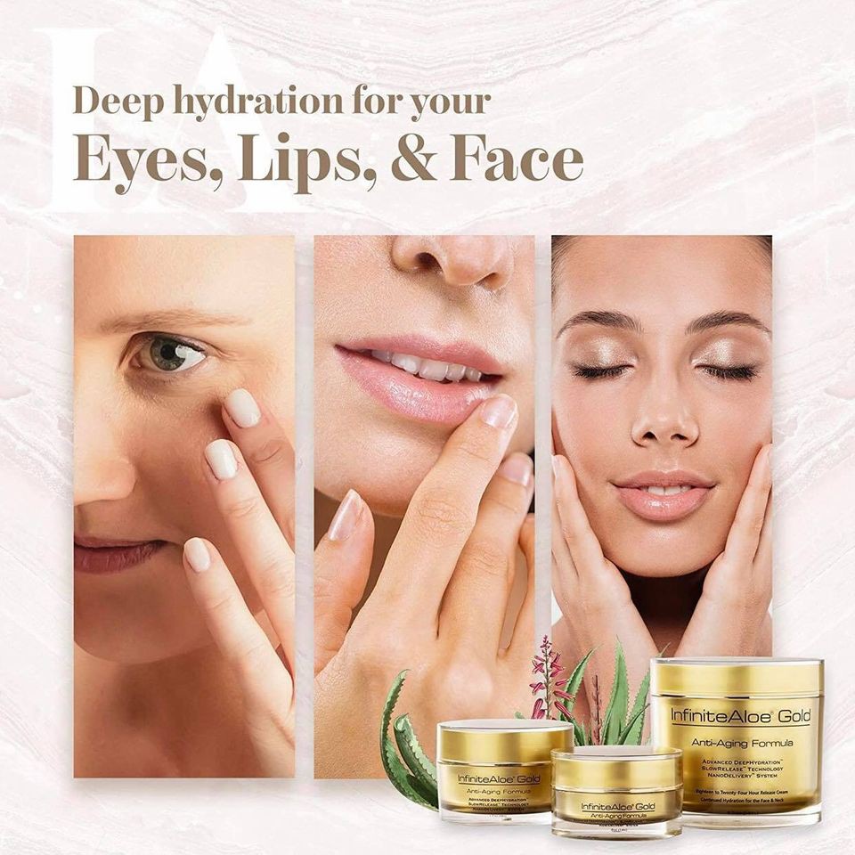 Kem dưỡng da Infinite Aloe Lô hội vàng chống lão hóa 48g