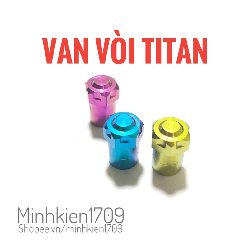 (GR5 XỊN) Ốc van vòi titan đủ màu cho các loại xe