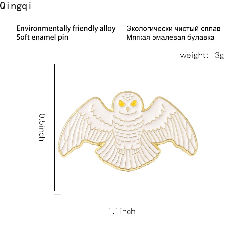 Ghim cài áo Miss Zoe hình chim cú hoạt hình dễ thương