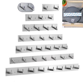 ( Bản Nâng Cấp + Lỗ Khoan ) Móc Treo Quần Áo Dán Tường , Móc Treo Đồ Hình Nấm INOX SUS304 Cao Cấp