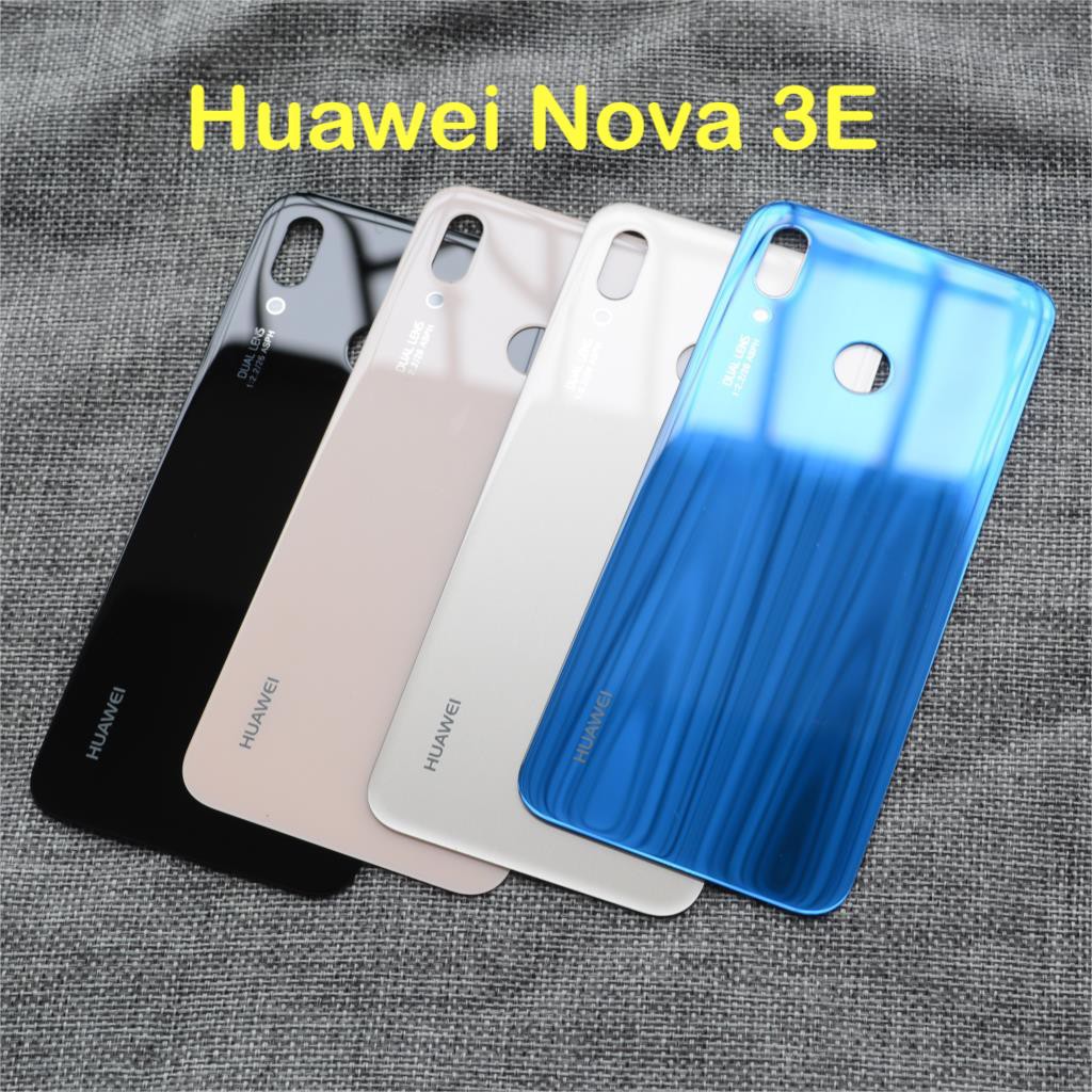 Nắp lưng sau HUAWEI Nova 3e zin new kính camera bảo vệ ốp vỏ mặt sau linh phụ kiện điện thoại thay thế