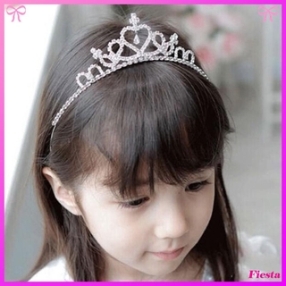 Cài Tóc Hình Vương Miện Đính Đá Lấp Lánh Cho Bé Gái