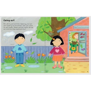 [Big Sale!] Dính dán - Usborne sticker book - My day