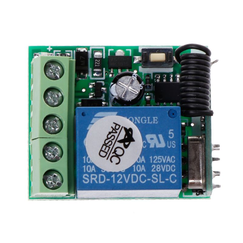 Bộ Rơ Le Công Tắc Không Dây RF 12V 315MHz Với Bộ Phát