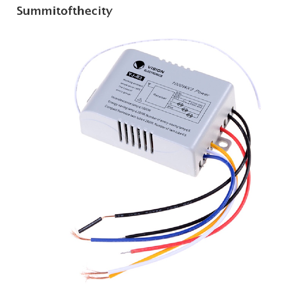 Công Tắc Điều Khiển Từ Xa Không Dây 3 Kênh