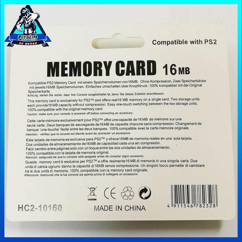 [Fitslim] High Quality Memory Card With Sufficient Capacity Storage Card For PS2