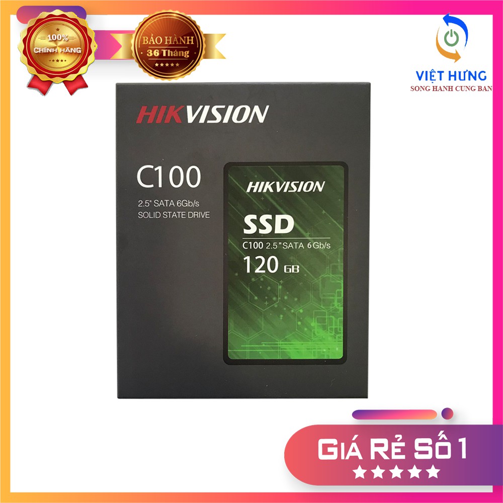 Ổ CỨNG SSD HIKVISION C100 120G chính hãng anh ngọc bảo hành 36 tháng ( tổng kho ssd )