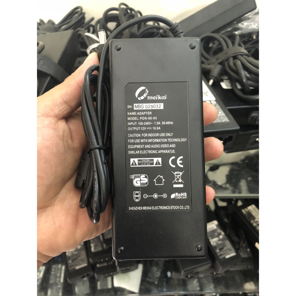 Adapter nguồn 12V 10A mạch xịn