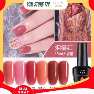 Sơn gel AS bền màu cực kì mướt 15ML (dành cho tiệm nail chuyên nghiệp) - WH