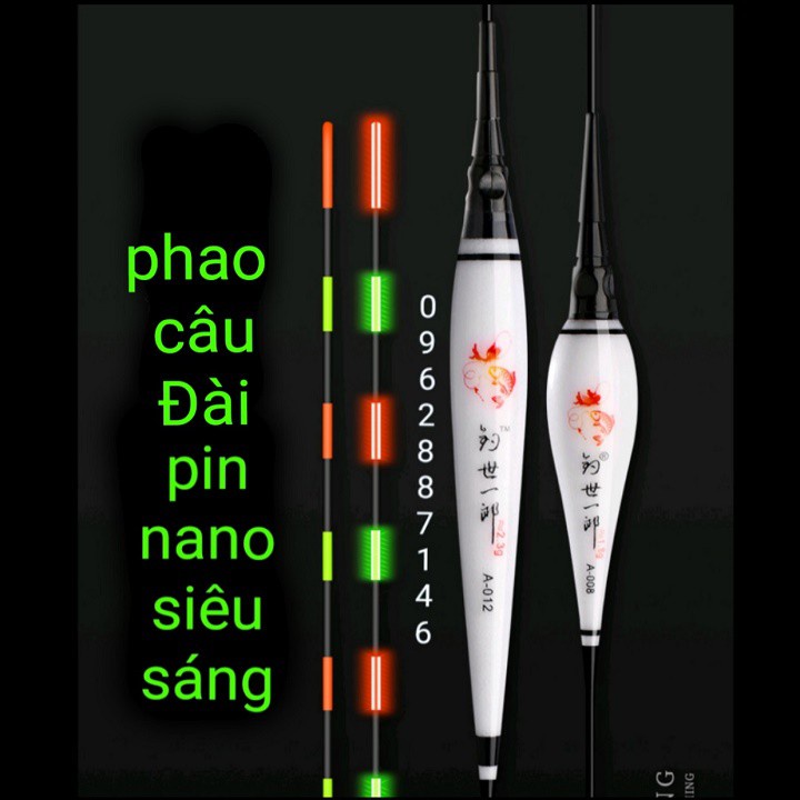 Phao câu đài ngày đêm, Phao điện câu đài Chân dài , Bầu dài , Tăm dài Chuyên Chép , Diếc , Rô