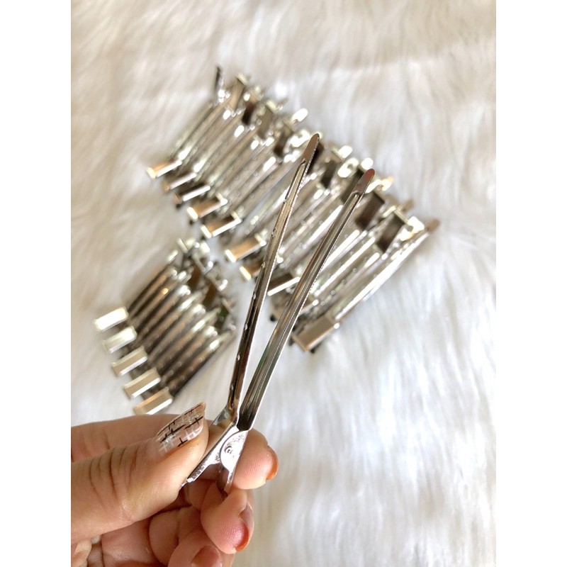 Kẹp vị inox giữ sóng chuyên dụng vỉ 10 chiếc