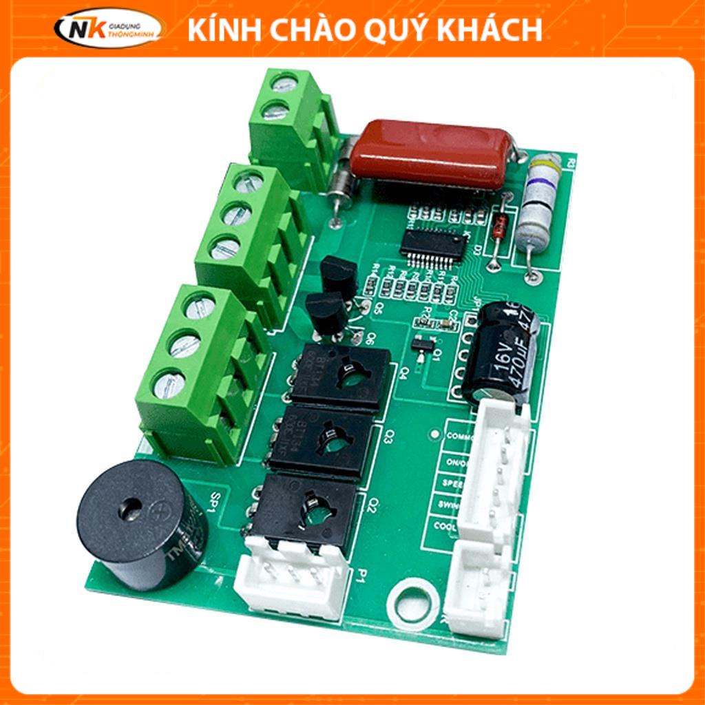 Mạch điều khiển quạt từ xa Fan-02, Mạch điều khiển quạt điều hòa, điều khiển quạt từ xa.