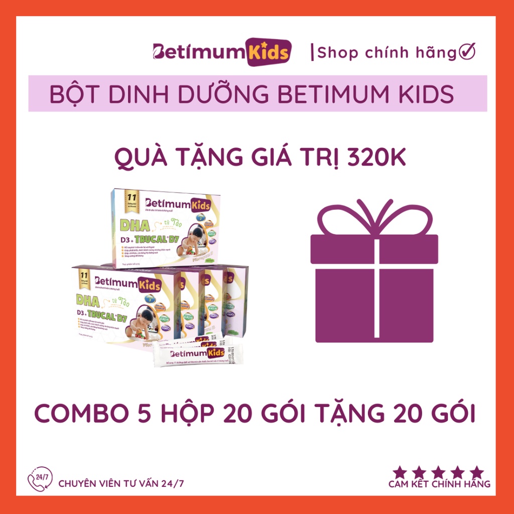 Betimum Kids - Ăn Ngon, Tăng Cường Đề Kháng Cho Bé