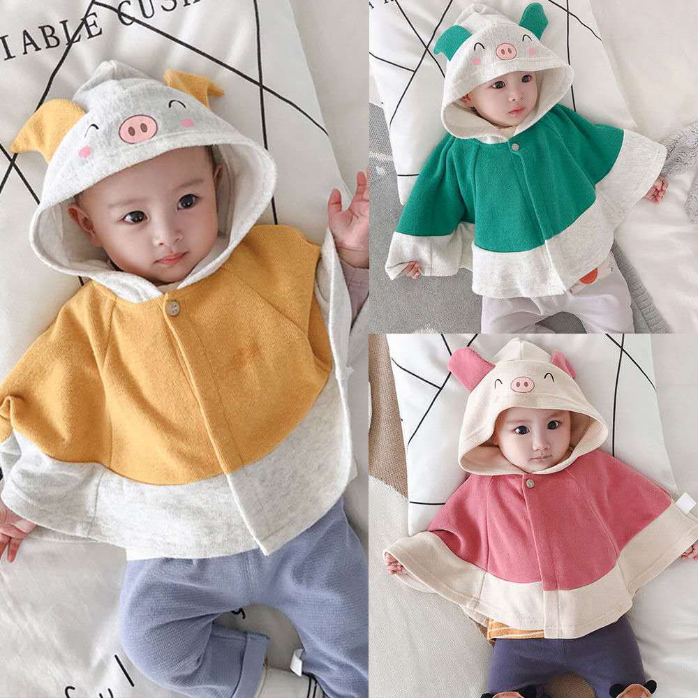 Áo choàng chống nắng kiểu dáng hoạt hình dễ thương cho các bé