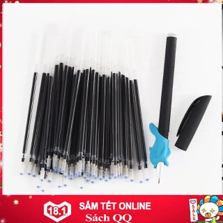 COMBO 1 Vỏ Bút + 1 đệm tay + 10 ngòi mực bay màu luyện viết chữ