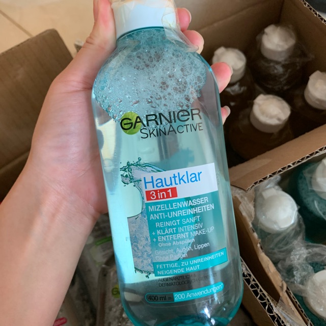 Nước tẩy trang ganier Đức 400ml