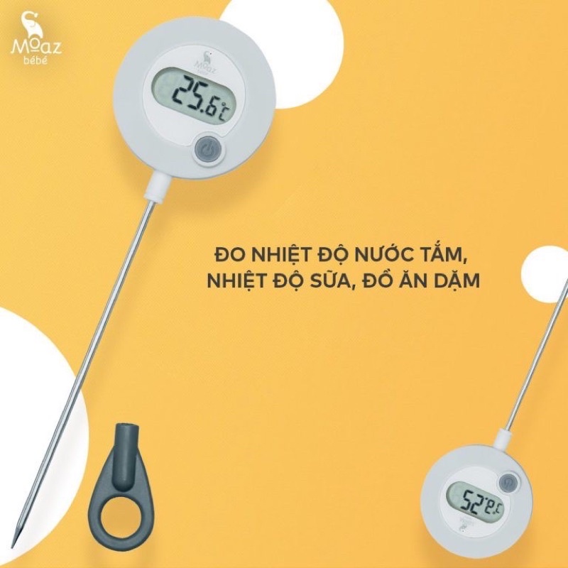 Nhiệt kế đo sữa Moaz BeBe - MB 020 FLASH SALE