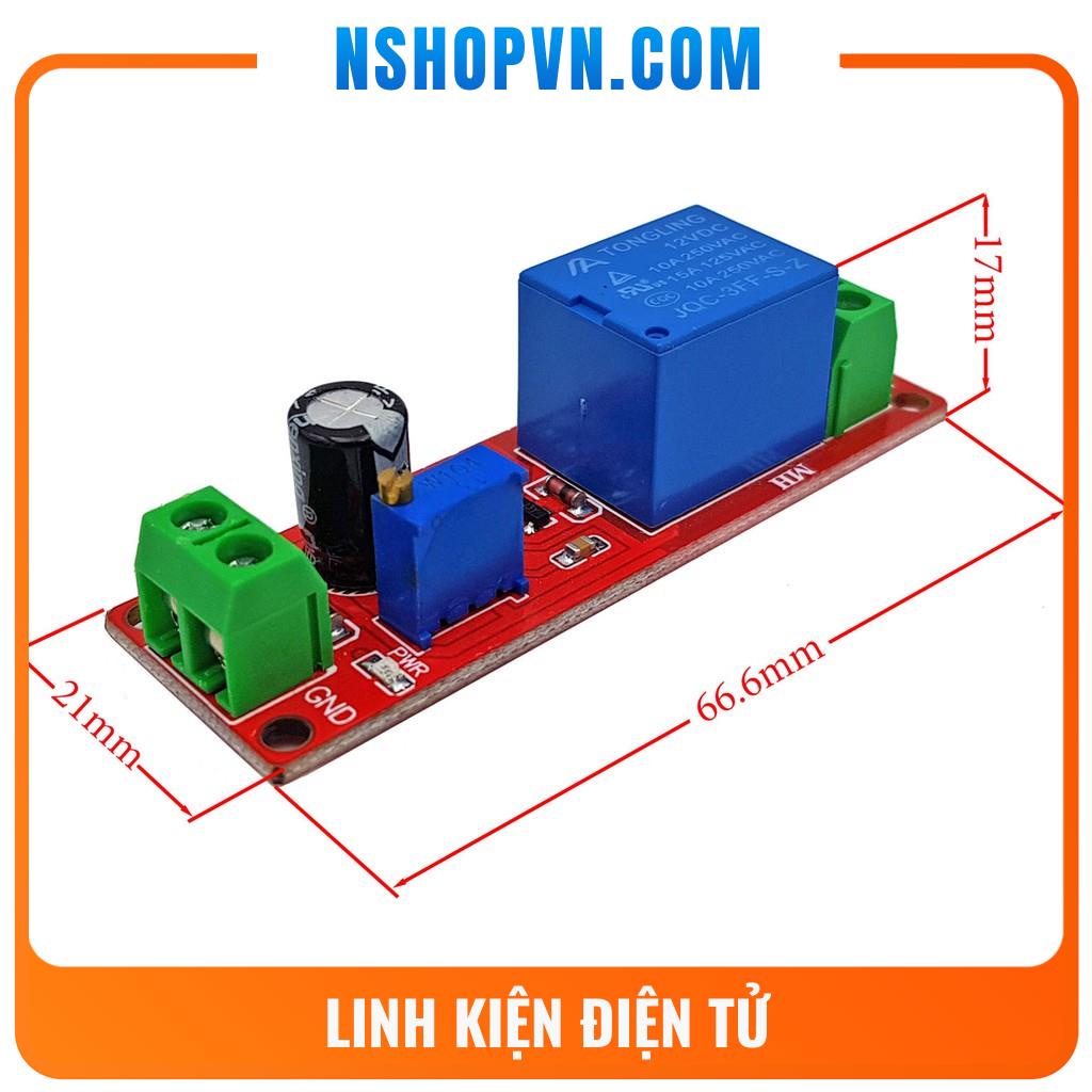 Module Relay Tạo Trễ Đóng Ngắt Thiết Bị - Đóng trễ/ mở trễ