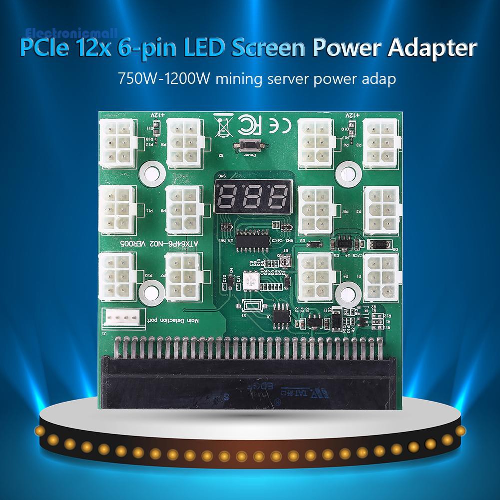 Bo Mạch Cung Cấp Điện Btc Dps-1200Fb 12 Cổng 6 Pin Led | BigBuy360 - bigbuy360.vn